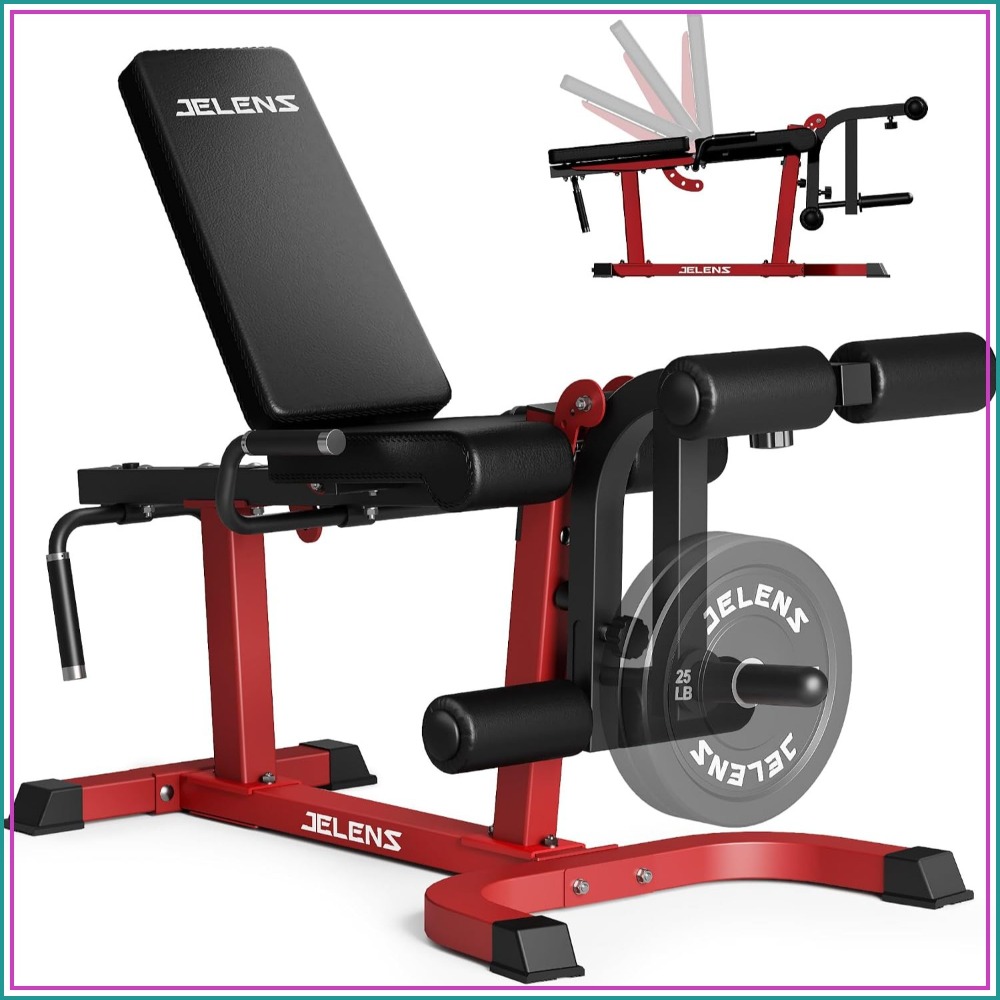 Leg Home Gym Workout - Adjustable Leg Extension & Curl Machine