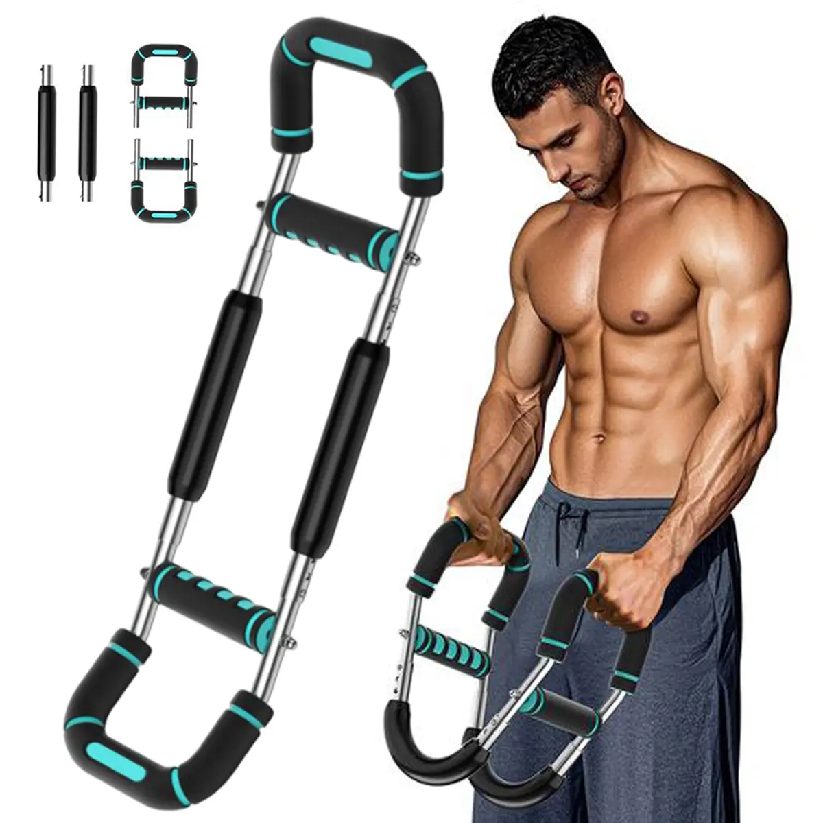 Home Gym Technogym - Adjustable Power Twister Bar Arm Trainer,