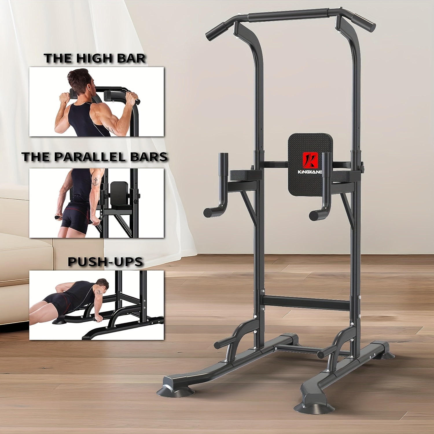 Djustable Height Power Tower D - Pull Up Bar Tower reseña y precio