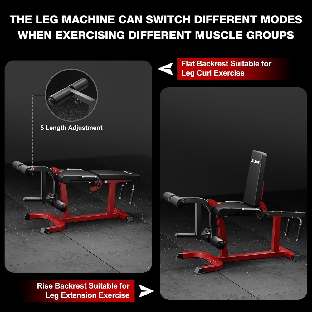 Adjustable Leg Extension & Cur - Leg Home Gym Workout reseña y precio