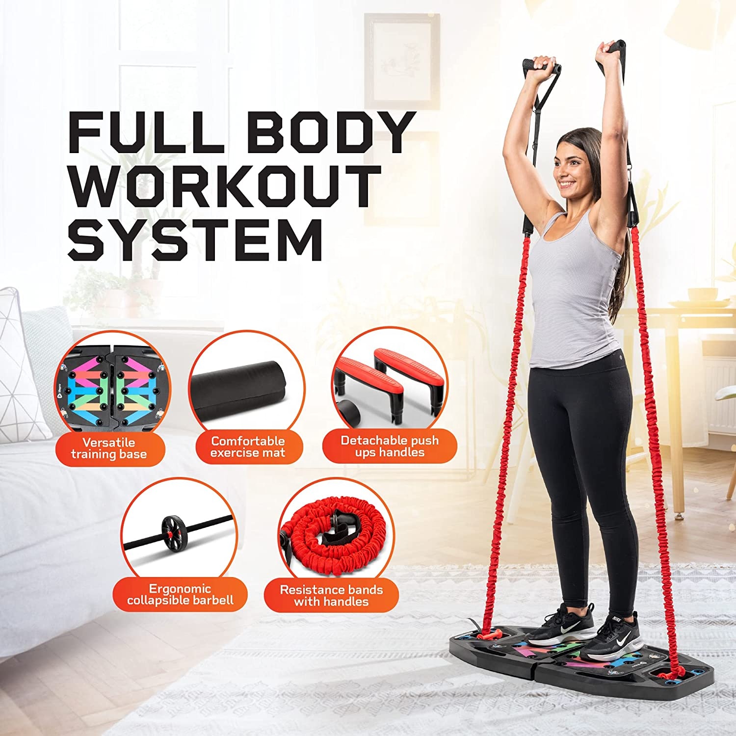 Home Gym Portable Strength Tra - Leg Home Gym Workout reseña y precio