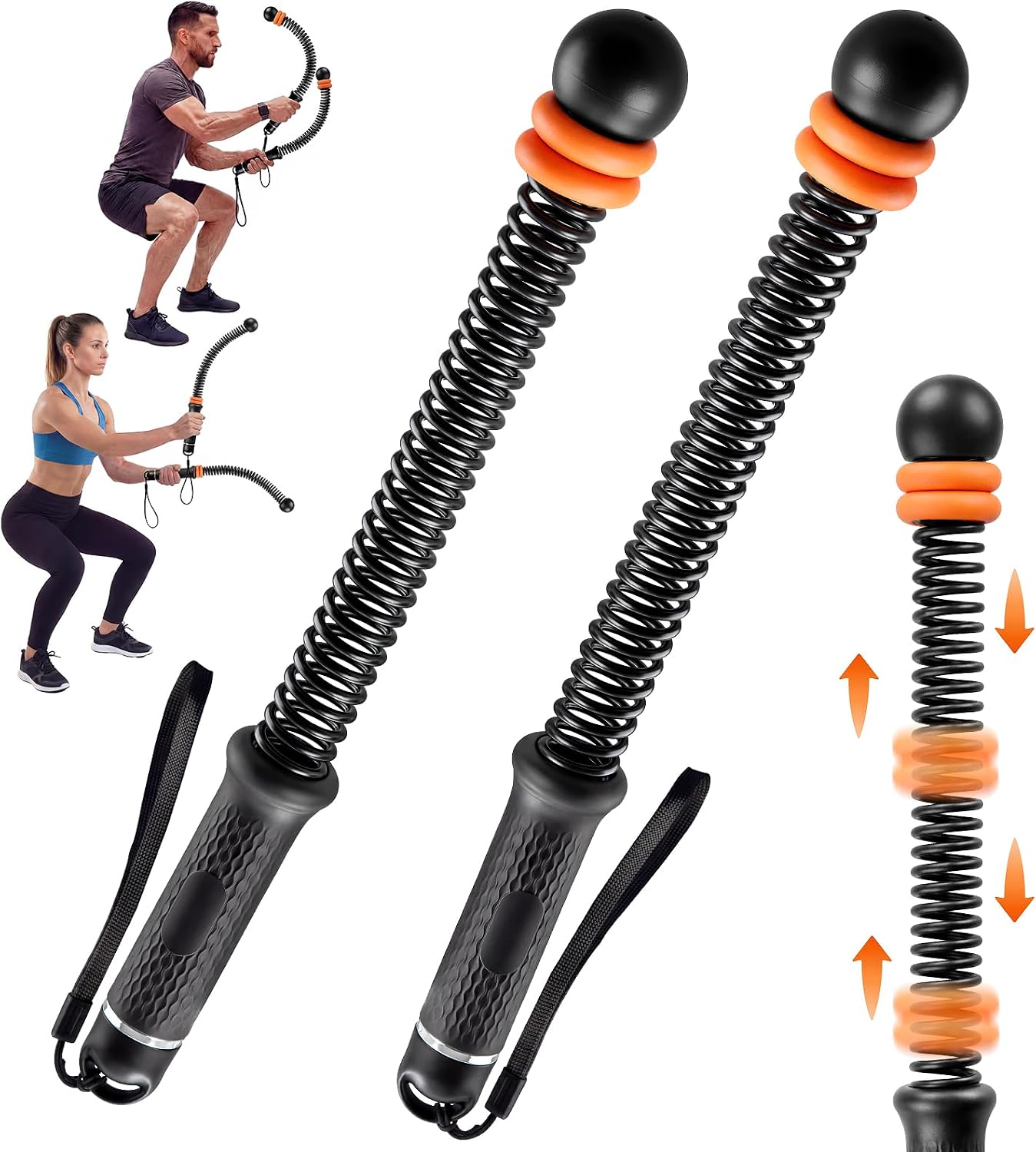 Adjustable Ropeless Battle Rop - Fitness Home Gym Equipment reseña y precio