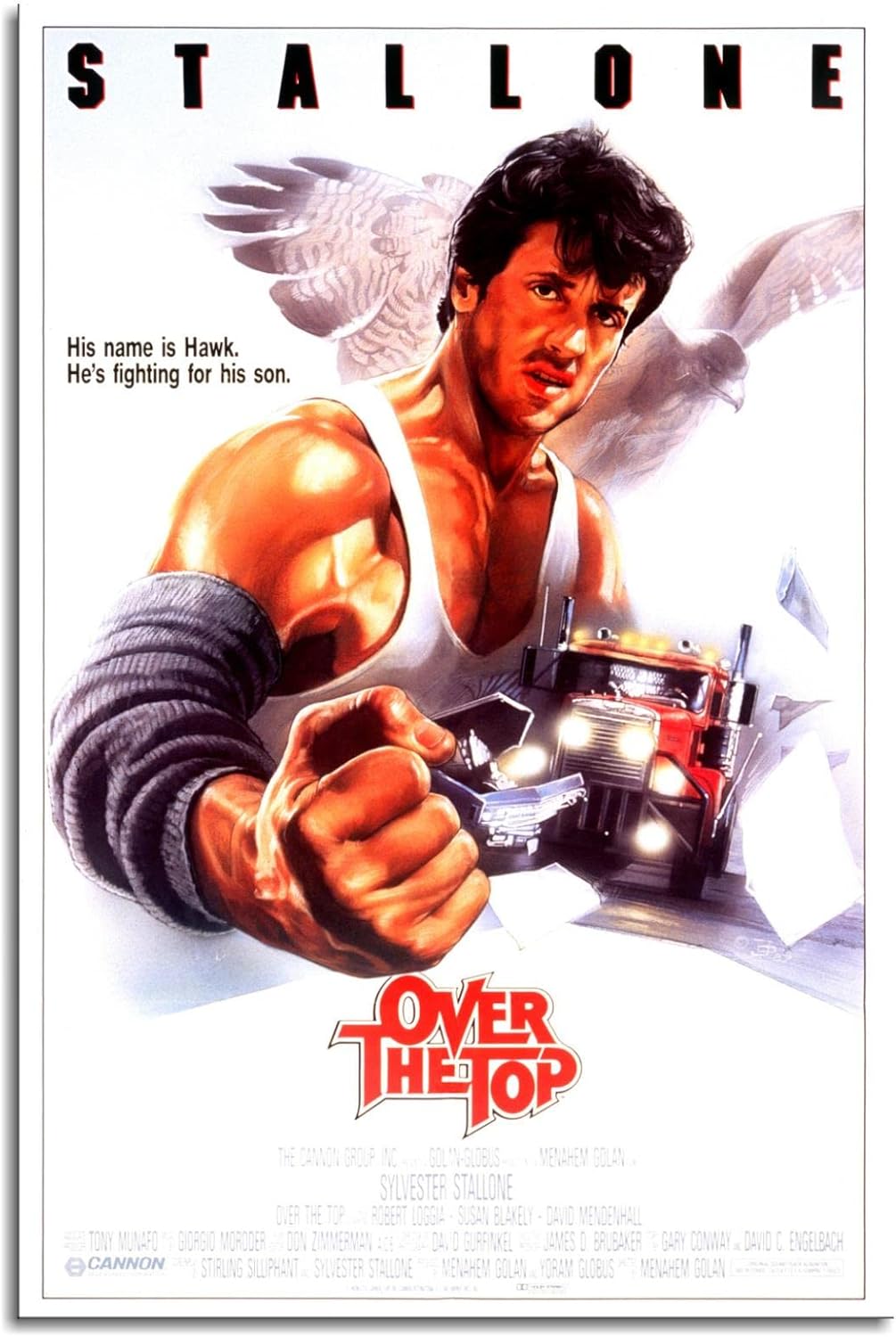 Over The Top Movie Poster Clas - Home Gym Decor reseña y precio