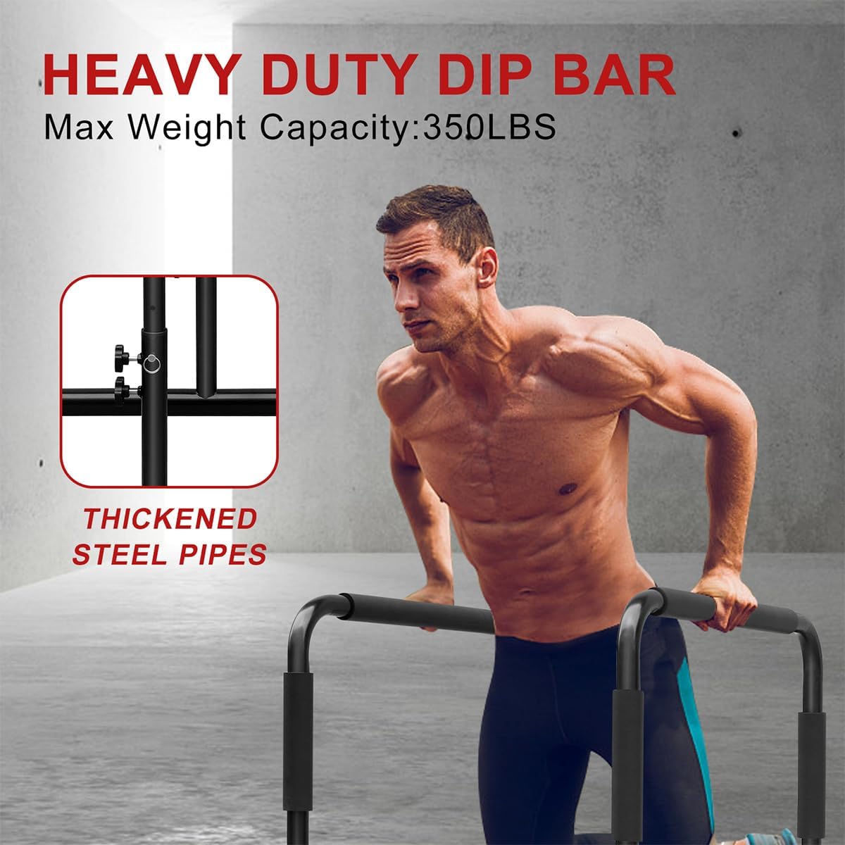 Dip Bar, Heavy Duty Dip Statio - Dip Station Parallel reseña y precio