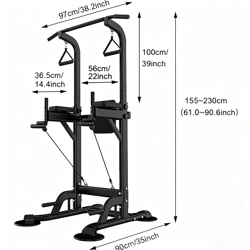 Pull up Station Power Tower Di - Dip Station Parallel reseña y precio