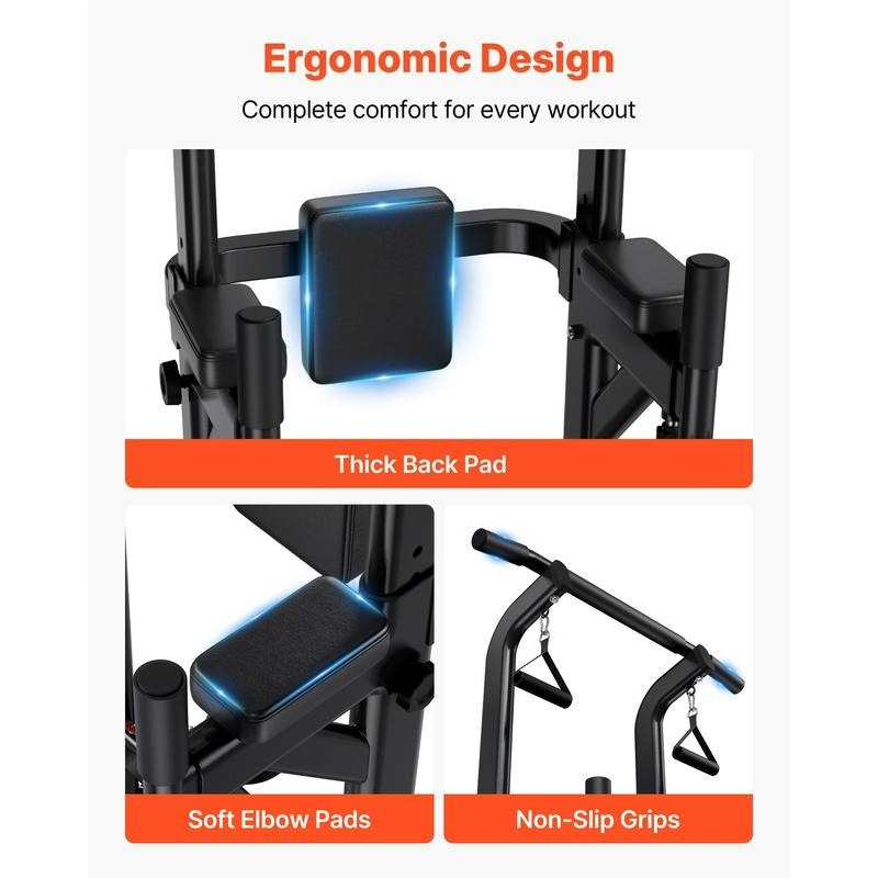 Pull Up Bar, 330 LBS Power Tow - Pull Up Bar Tower reseña y precio