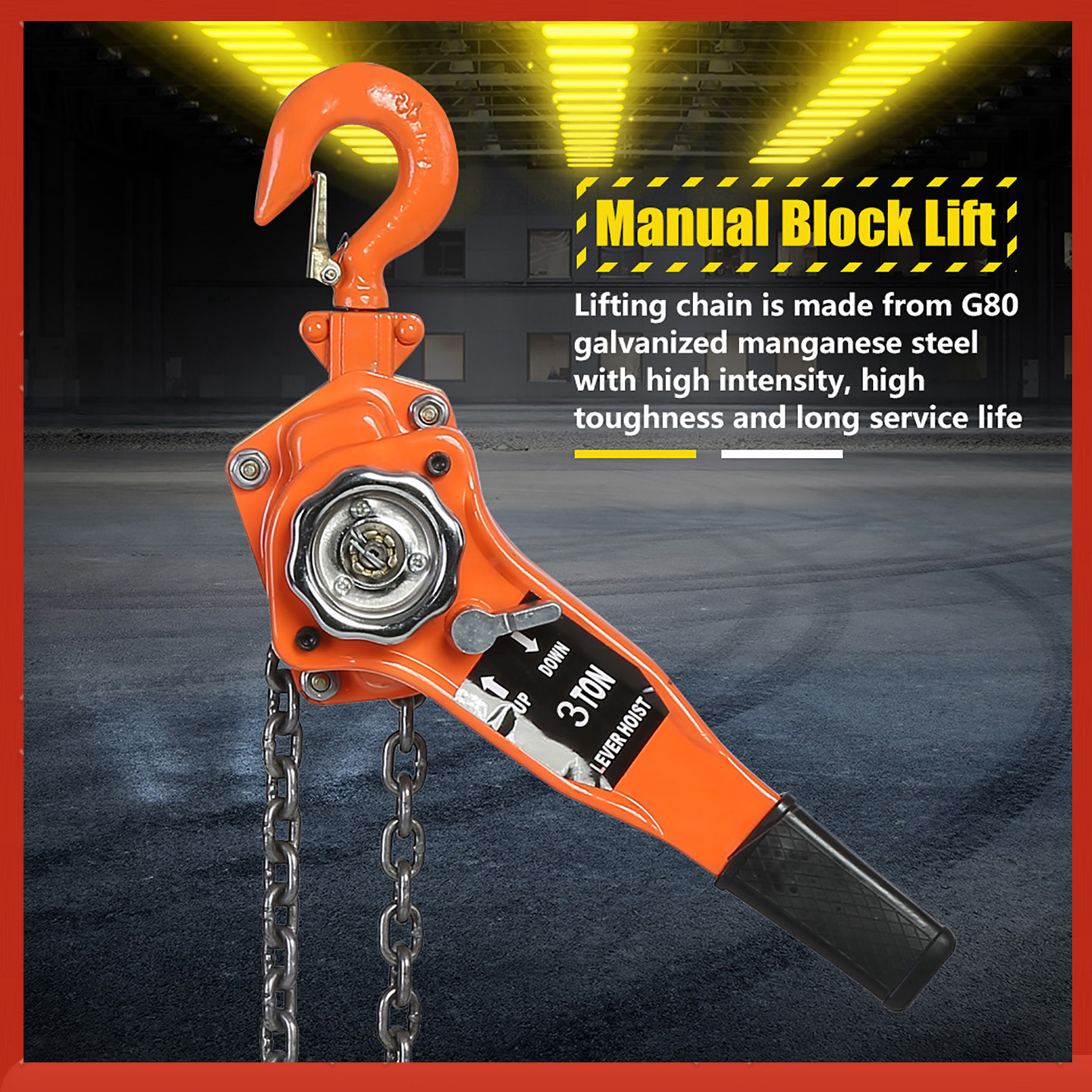 Lever Hoist Pulley Hoist Chain - Pull Up Bar Tower reseña y precio