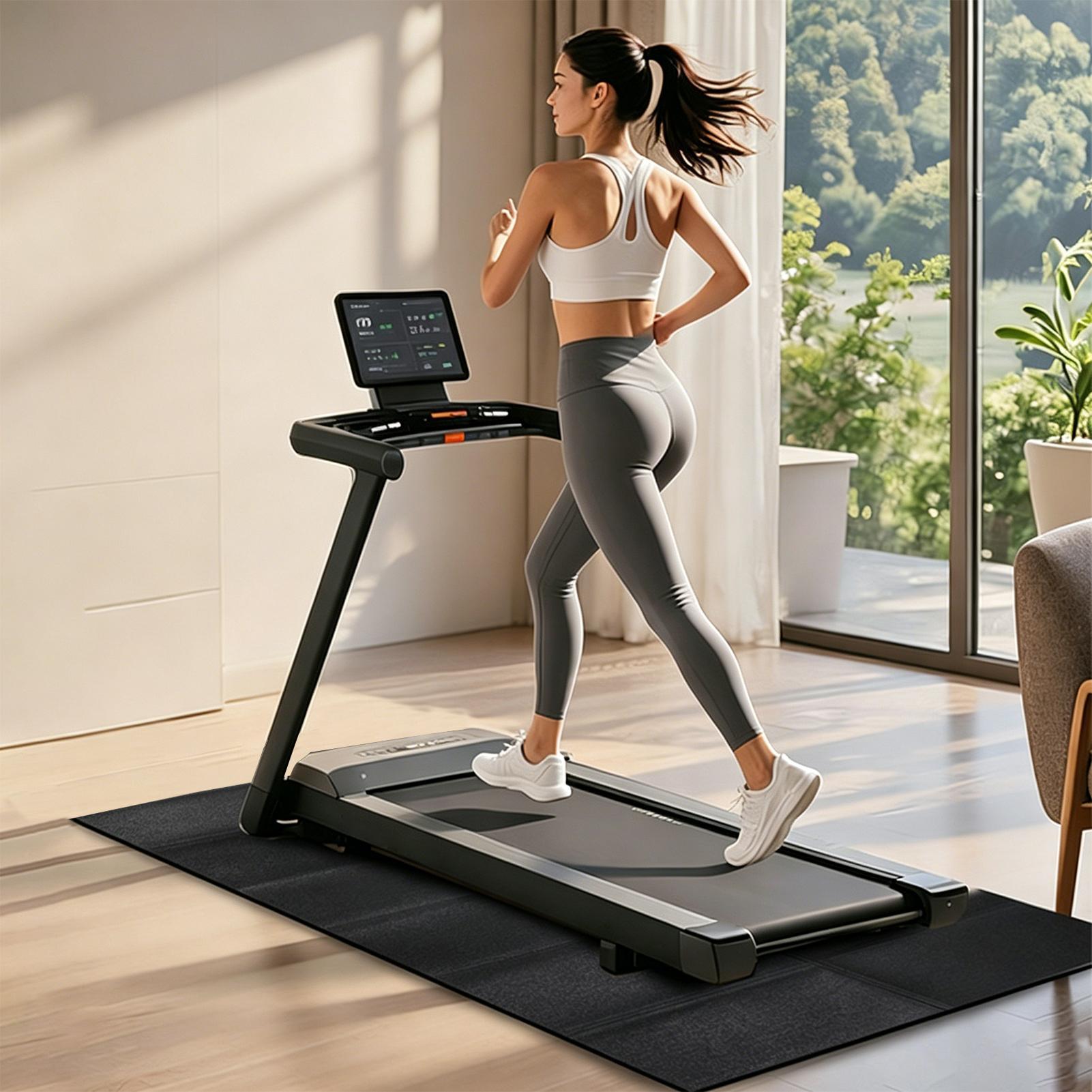 Treadmill Mat Vibration Absorb - Leg Home Gym Workout reseña y precio