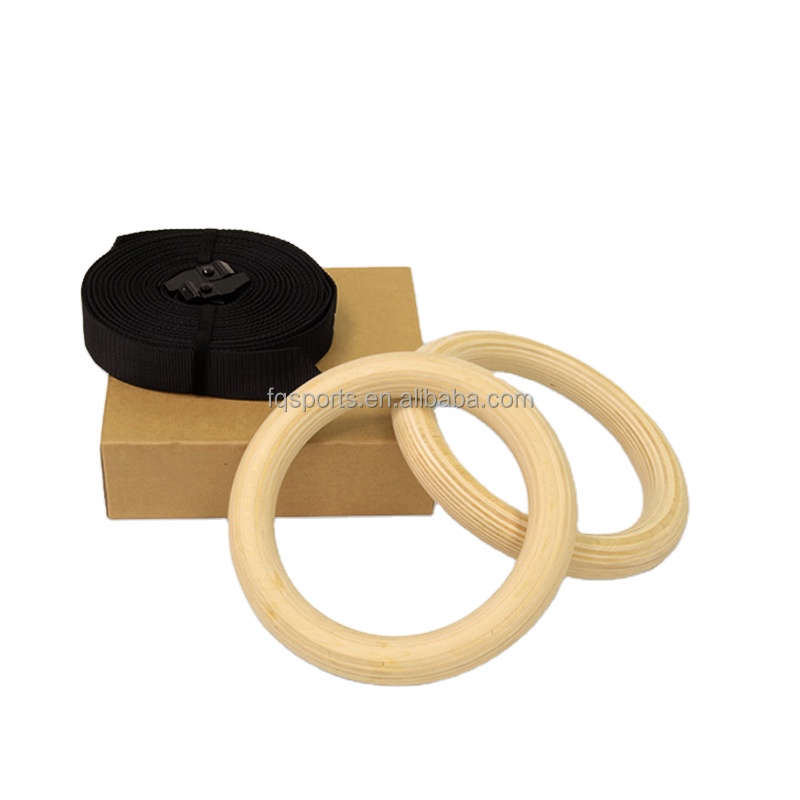 Outdoor Fitness Equipment Gym  - Gymnastic Rings Wooden reseña y precio