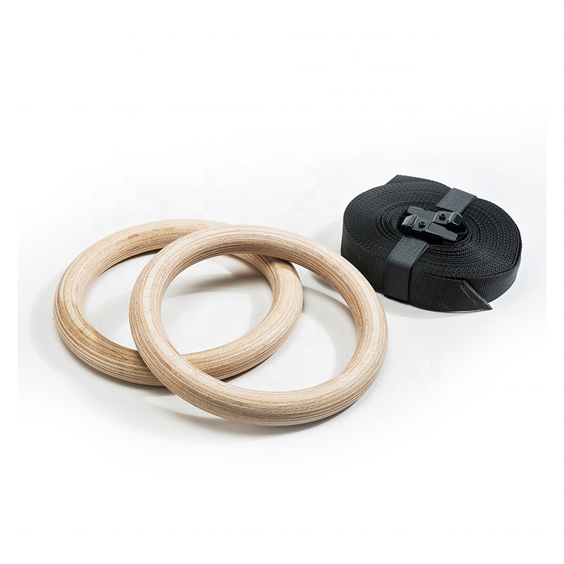 Outdoor Fitness Equipment Gym  - Gymnastic Rings Wooden reseña y precio