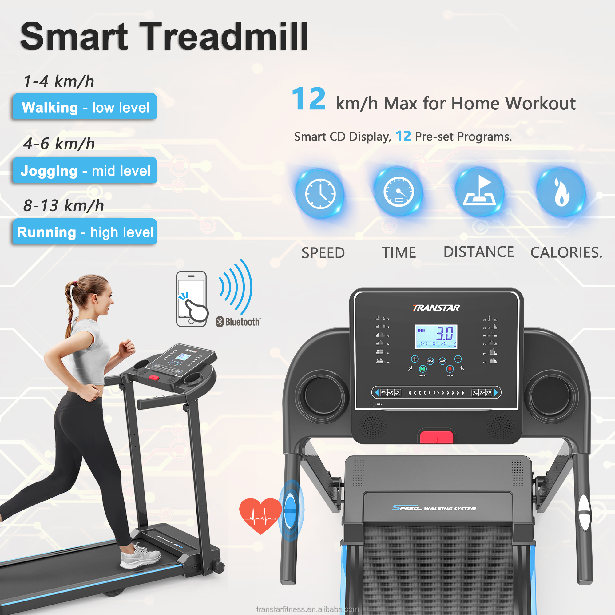 2.5HP Motor Foldable Electric  - Home Gym Technogym reseña y precio