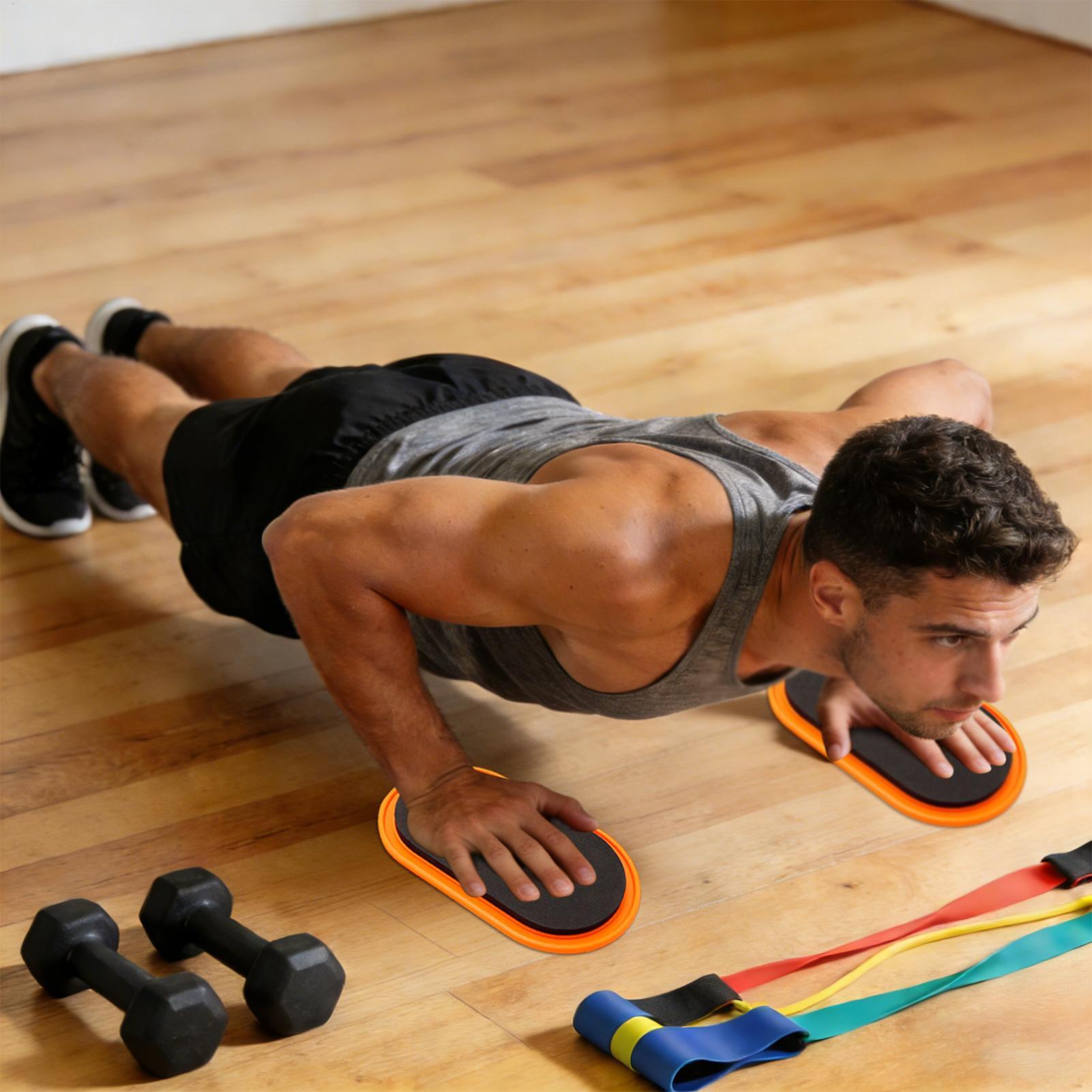 Workout Sliders Disc Oval Shap - Fitness Home Gym Equipment reseña y precio