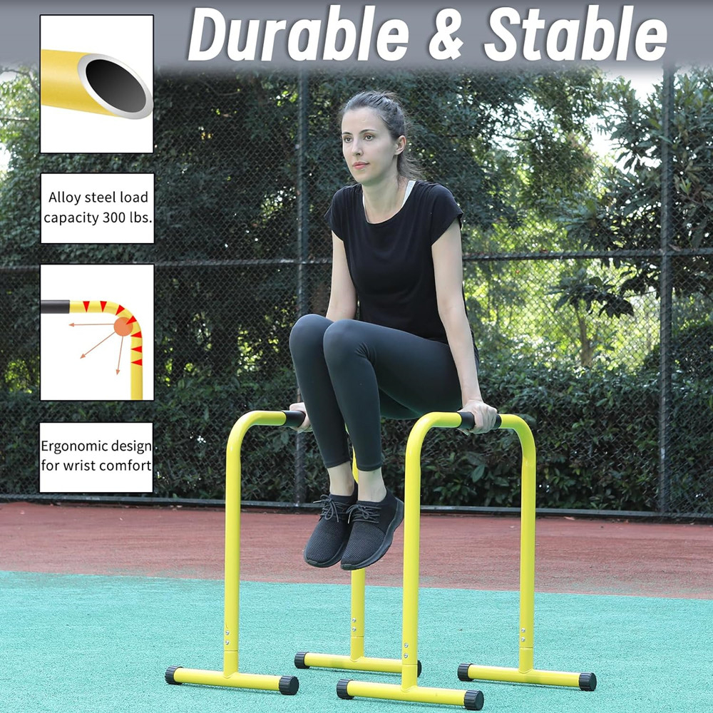 Gymnastics Fitness Adjustable  - Dip Station Parallel reseña y precio