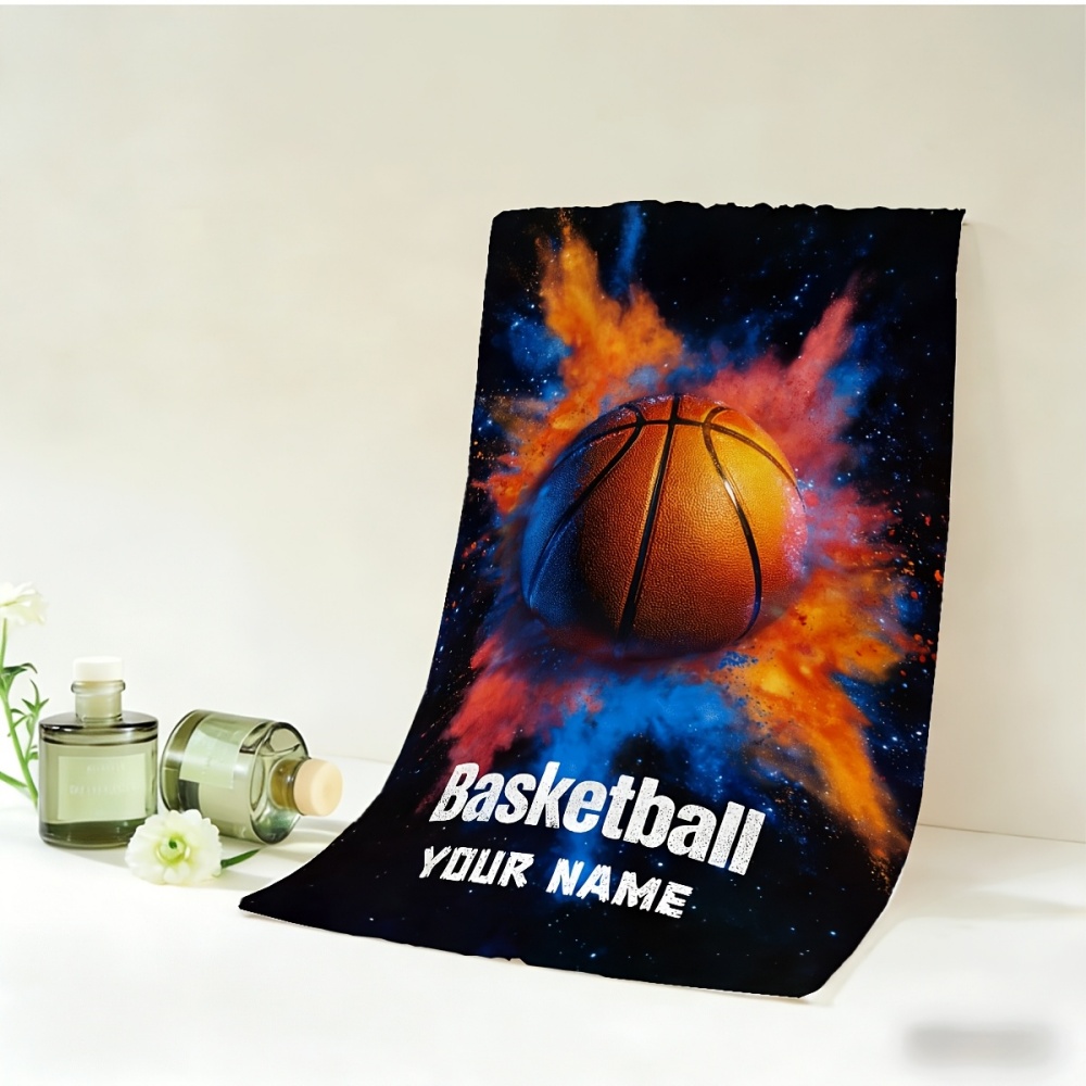 2pcs Name/Text Basketball Towe - Home Gym Technogym reseña y precio