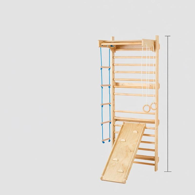 Wooden Stall Bars 31.5x23.6x86 - Gymnastic Rings Wooden reseña y precio