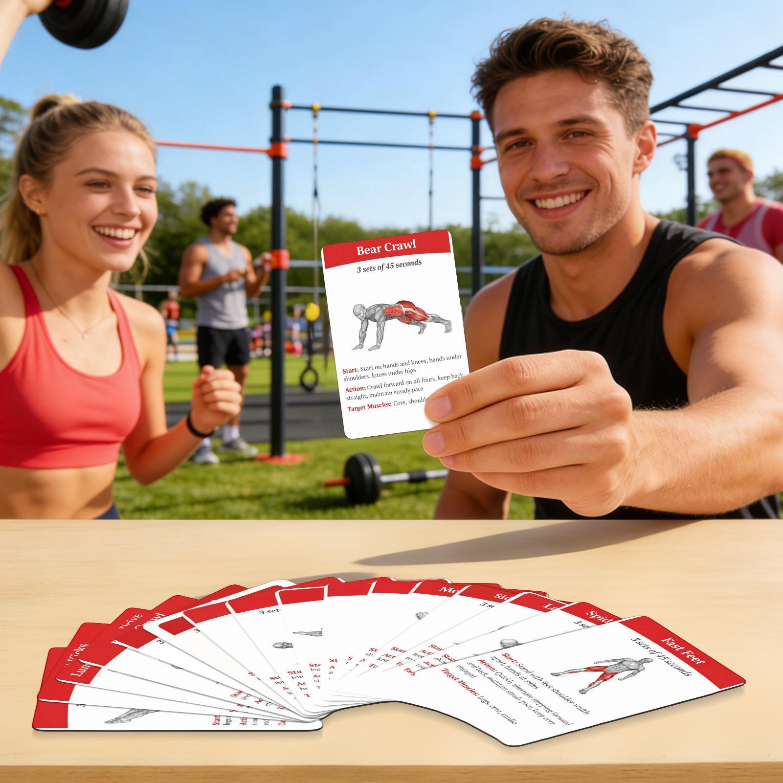 Workout Cards Deck 36 Pieces H - Home Gym Guide reseña y precio