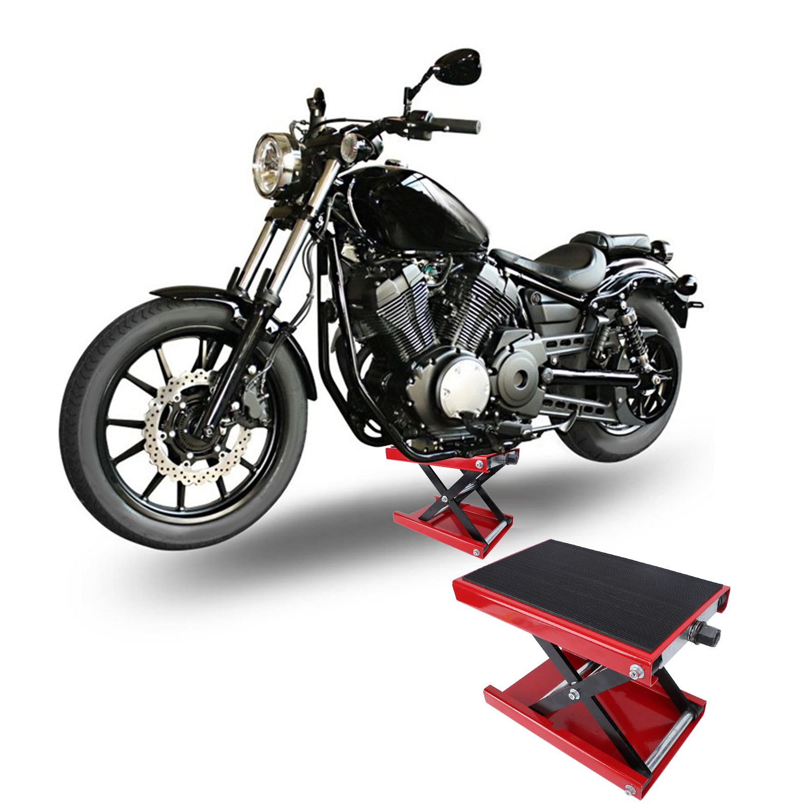 Motorcycle Lift Scissor Jack 3 - Pull Up Bar Tower reseña y precio