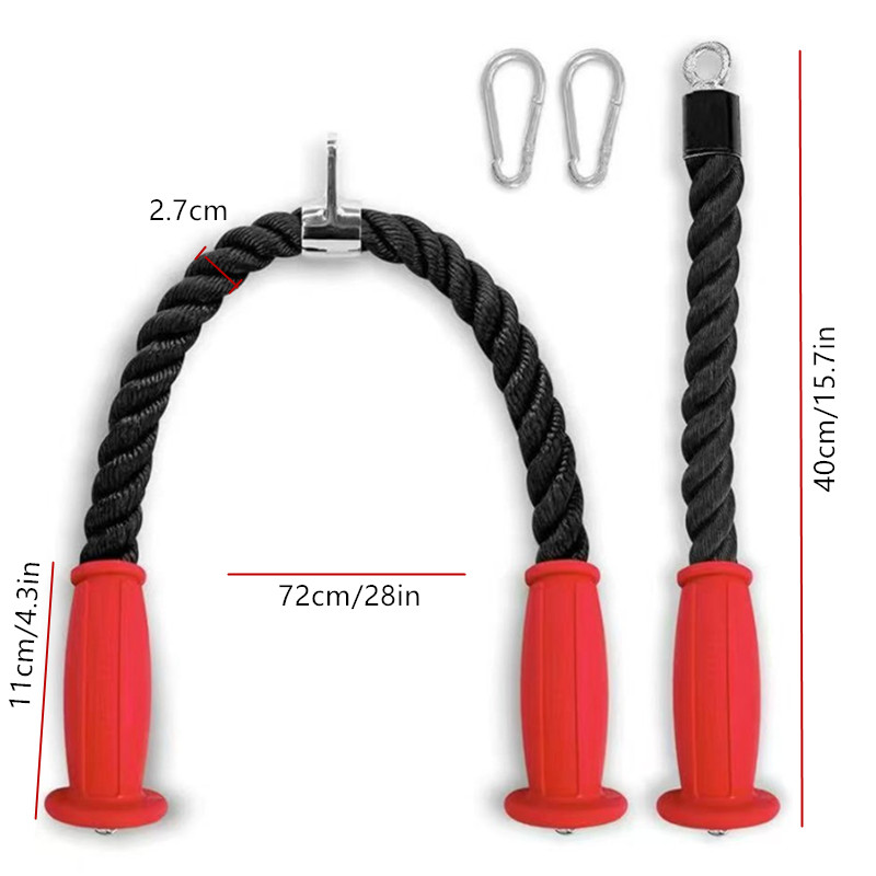 Ergonomic Tricep Ropes Non-Sli - Home Gym Technogym reseña y precio