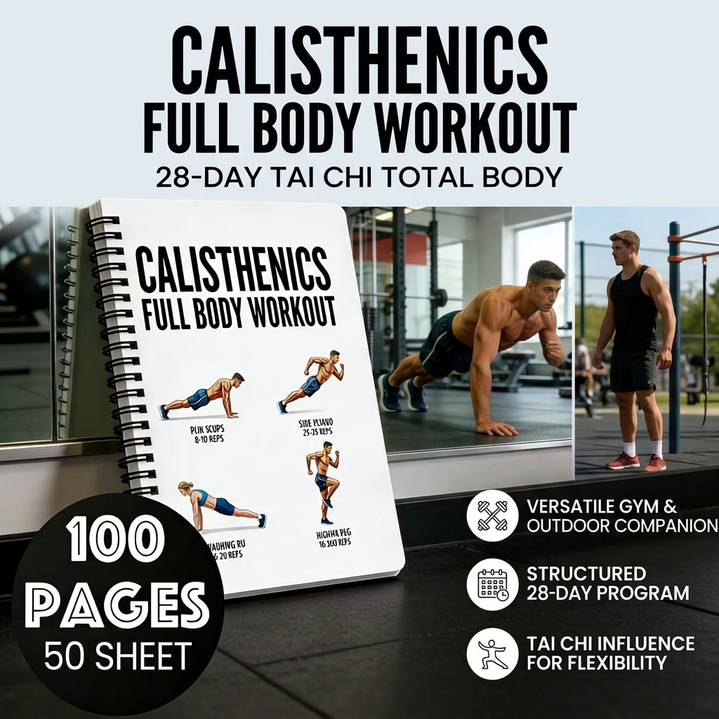 Full Body Workout Notebook Dai - Home Gym Guide reseña y precio
