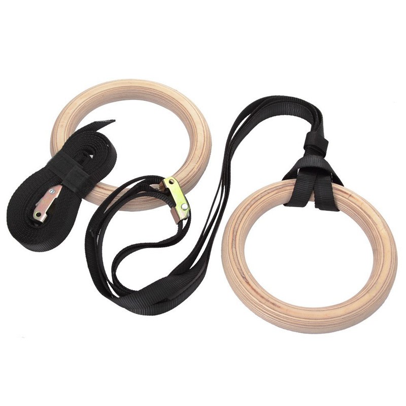 Fitness Gymnastic Rings with A - Gymnastic Rings Wooden reseña y precio