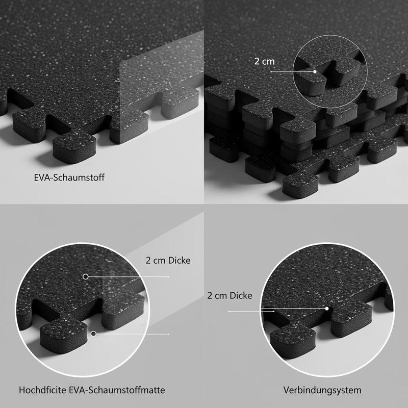 Puzzle Exercise Mat, 12 PCS Fi - Fitness Home Gym Equipment reseña y precio