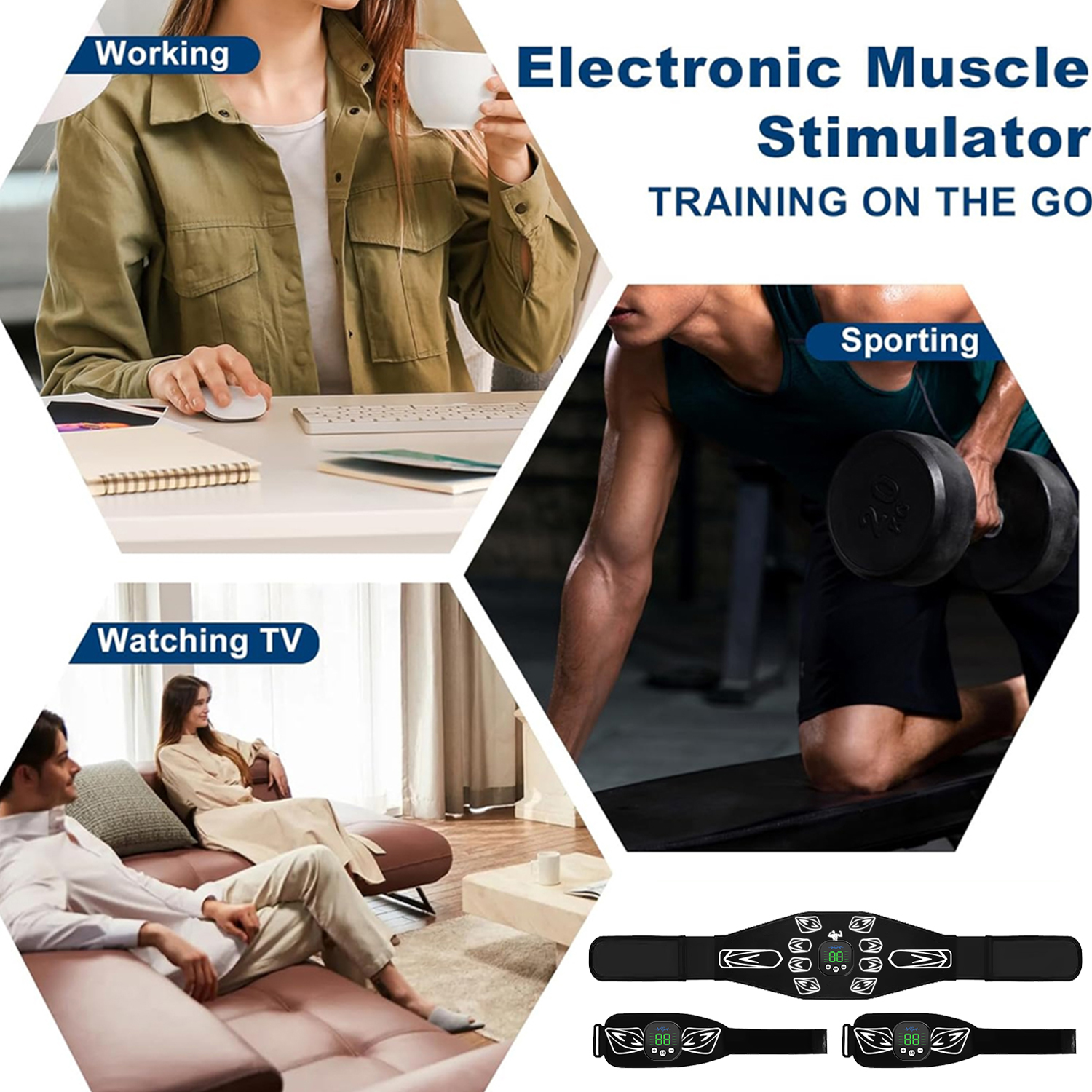 EMS Muscle Stimulator Abdomina - Leg Home Gym Workout reseña y precio