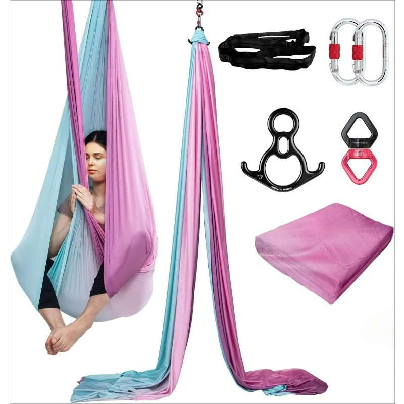 Colorful Nylon Aerial Silks Ki - Home Gym Guide reseña y precio