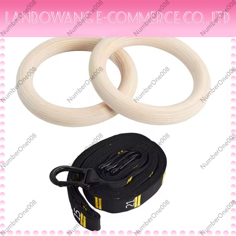 Solid Birch Wood Gymnastic Rin - Gymnastic Rings Wooden reseña y precio