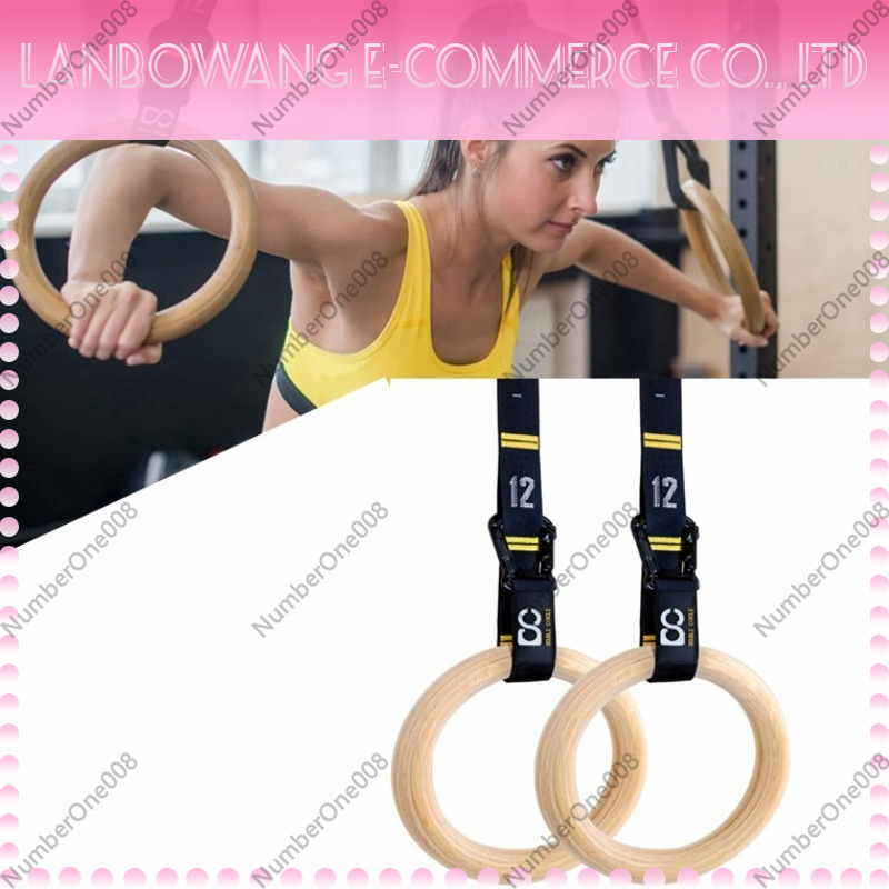 Solid Birch Wood Gymnastic Rin - Gymnastic Rings Wooden reseña y precio