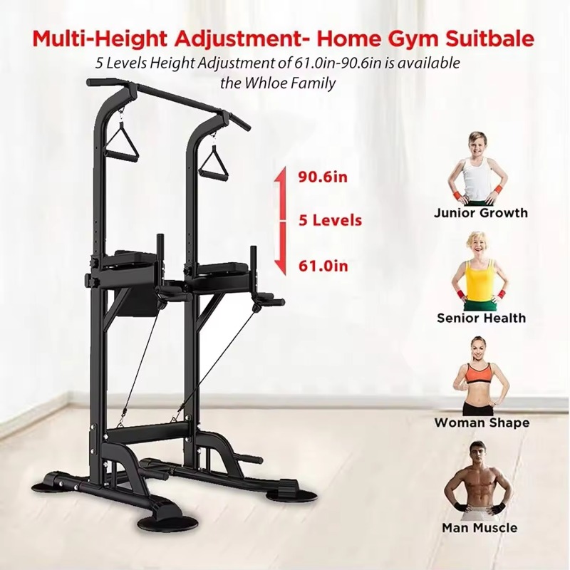 New Design Pull-up Dip Bar Adj - Pull Up Bar Tower reseña y precio