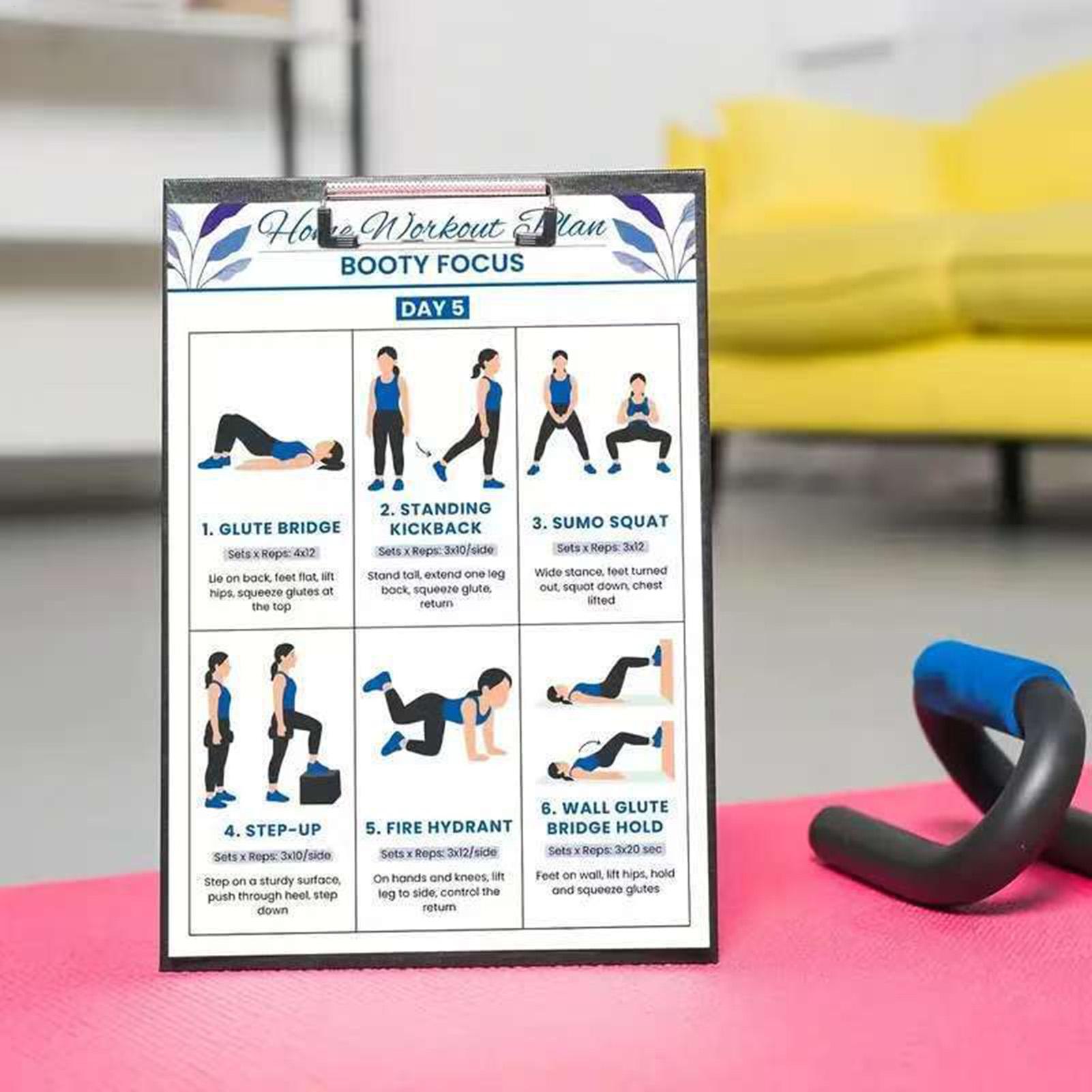 Exercise Posters 6 Pieces Full - Home Gym Guide reseña y precio
