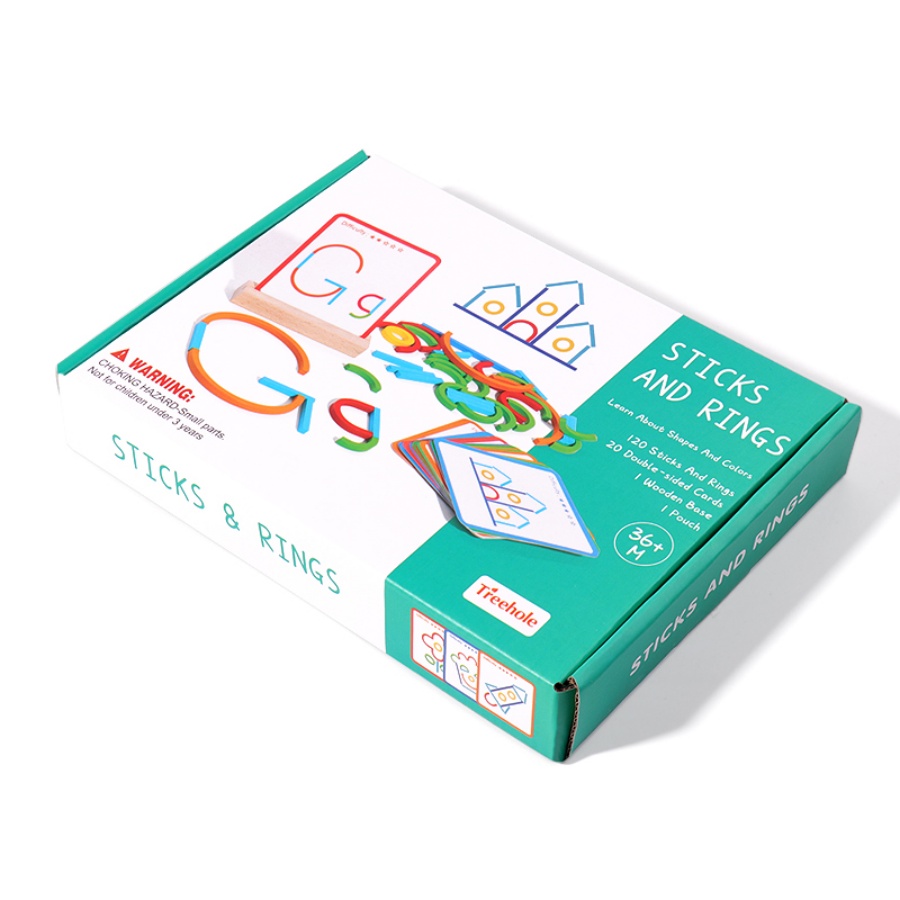 Children's early education puz - Gymnastic Rings Wooden reseña y precio