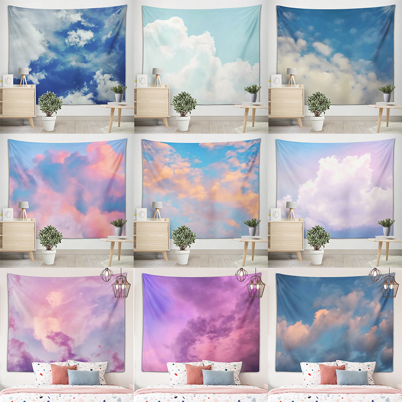 Melodious Clouds Art Tapestry  - Home Gym Decor reseña y precio