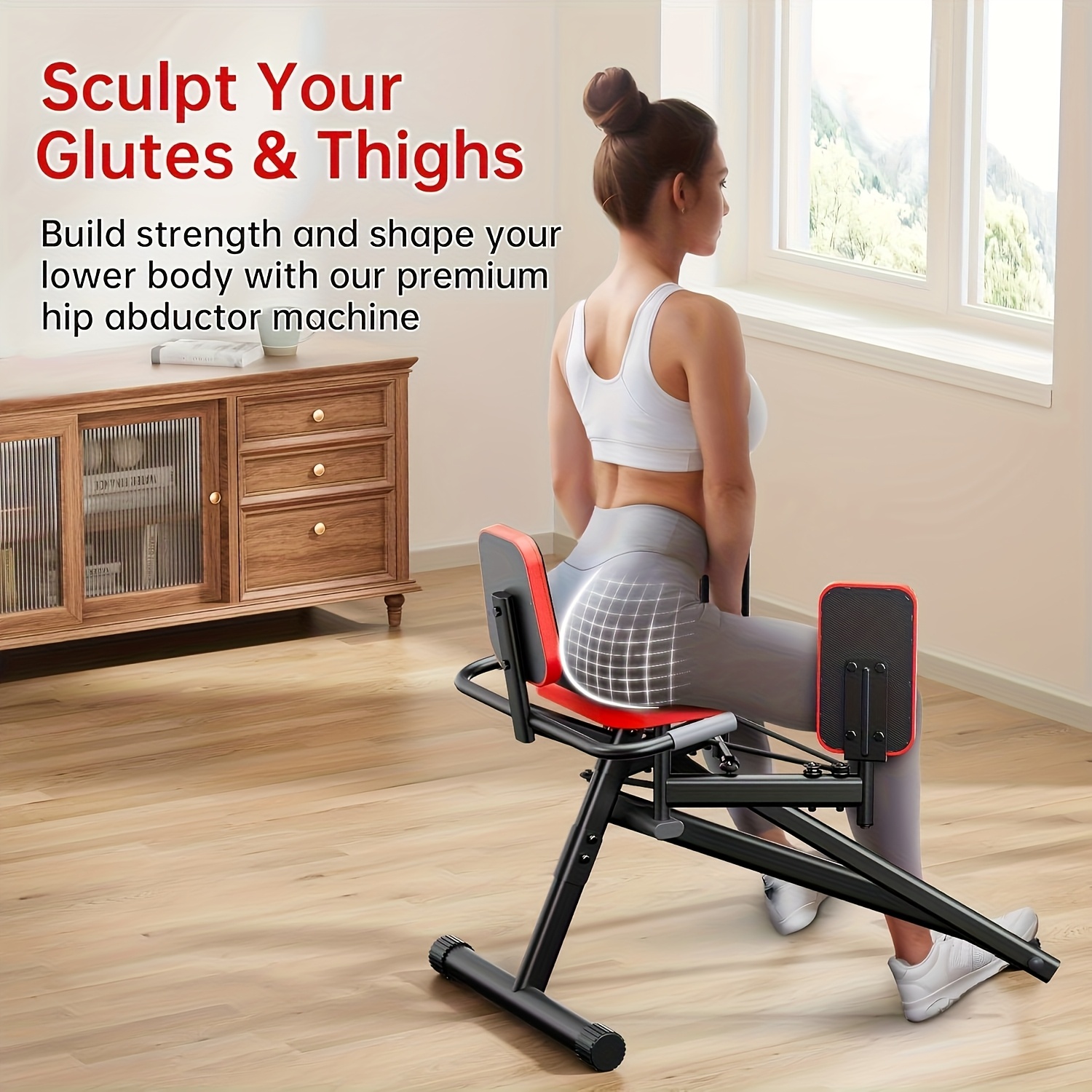 Hip Abduction Trainer for Home - Fitness Home Gym Equipment reseña y precio