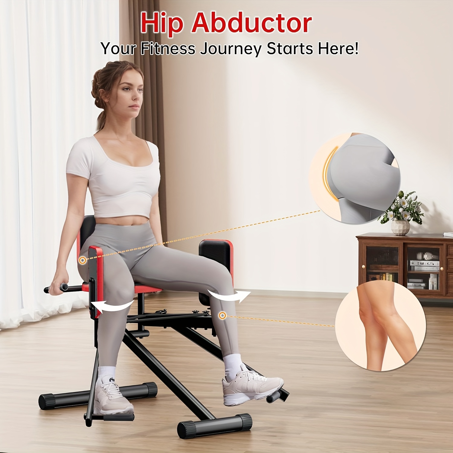 Hip Abduction Trainer for Home - Fitness Home Gym Equipment reseña y precio