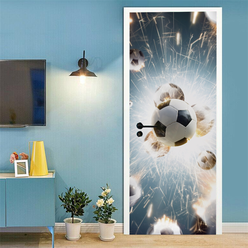 Football Basketball 3D Wallpap - Home Gym Decor reseña y precio