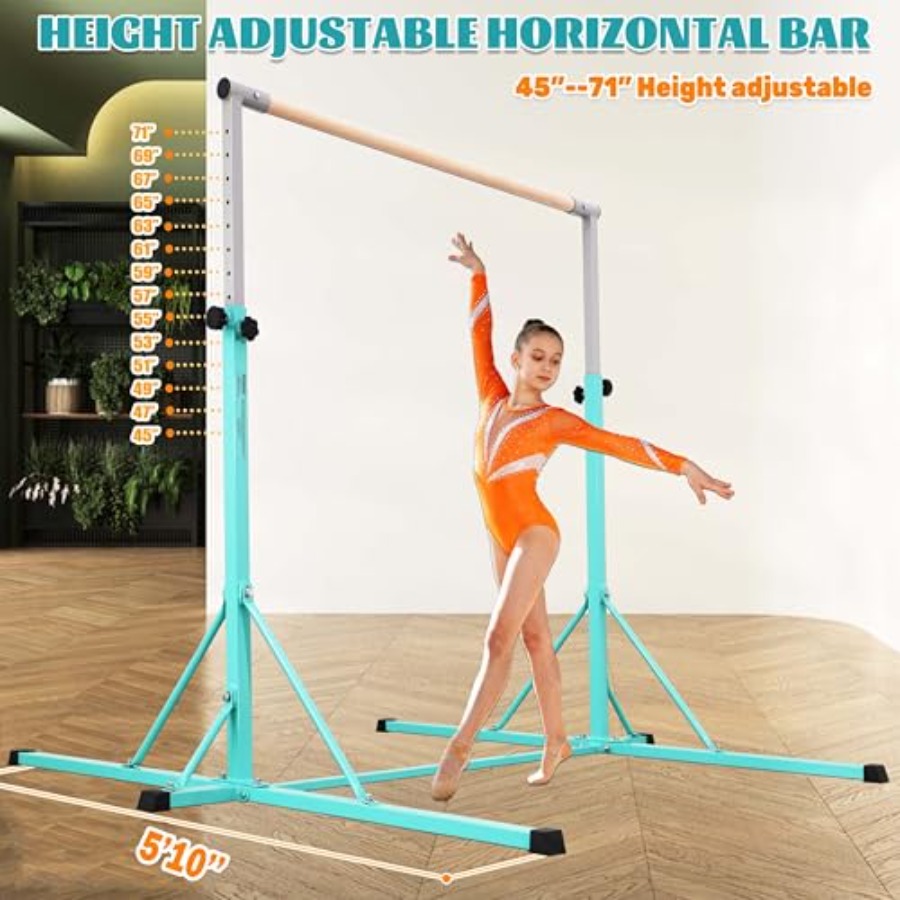Gymnastics Bar for home gym tr - Gymnastic Rings Wooden reseña y precio