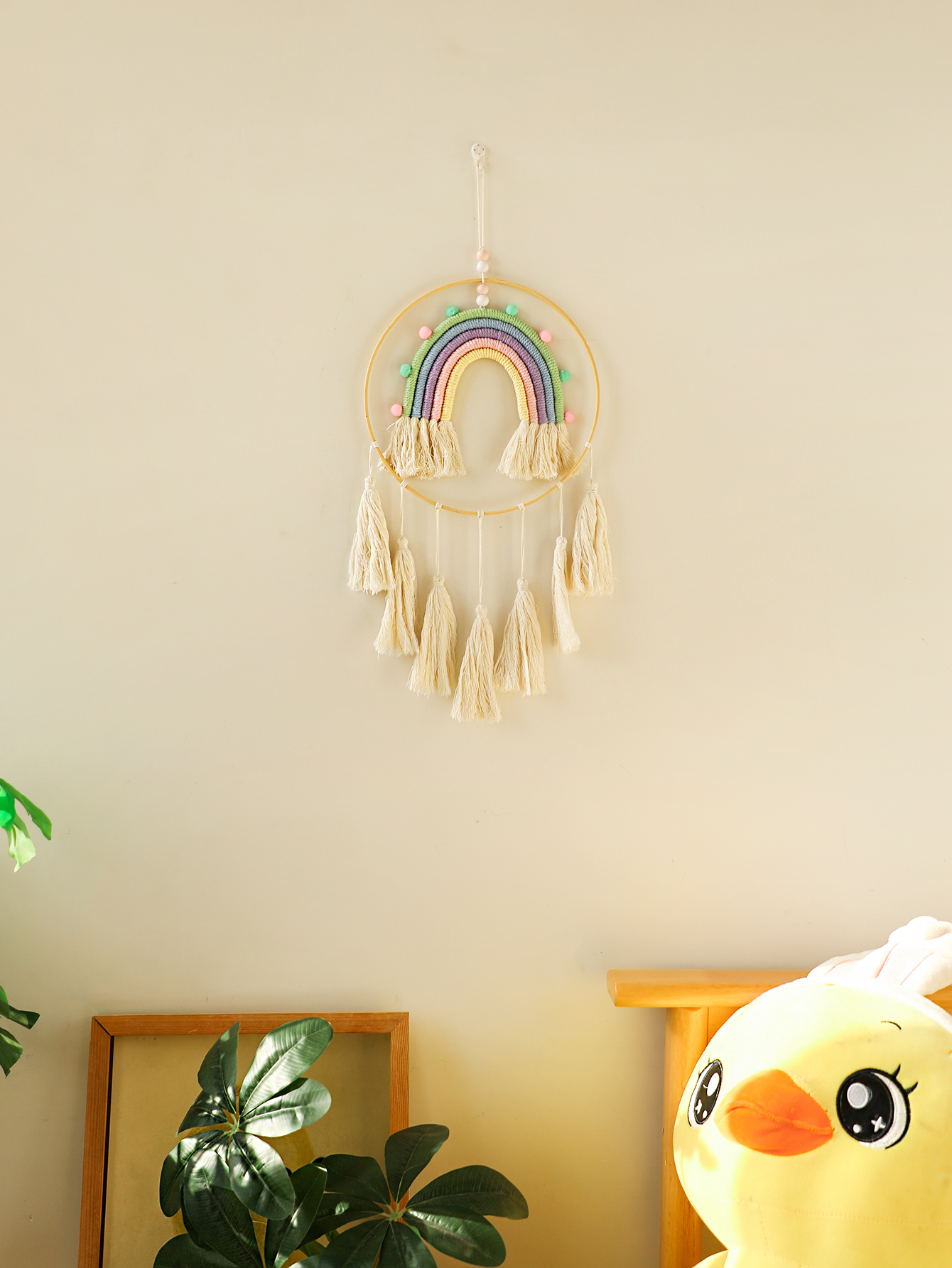 Macrame Tapestry Wall Hanging  - Home Gym Decor reseña y precio