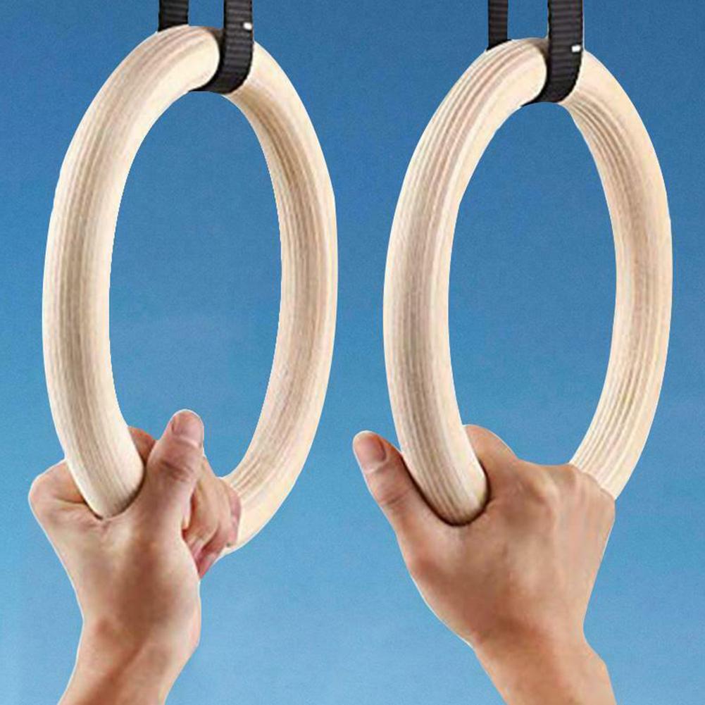 Wooden Gymnastic Rings 28/32mm - Gymnastic Rings Wooden reseña y precio