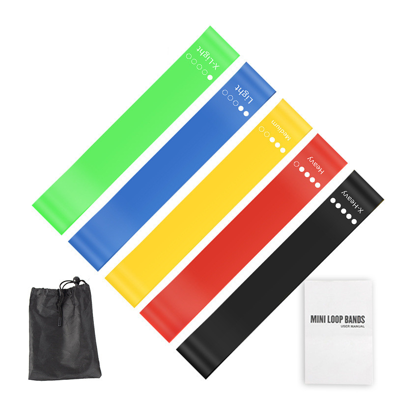 5Pcs TPE Resistance Bands Set  - Home Gym Outfit reseña y precio