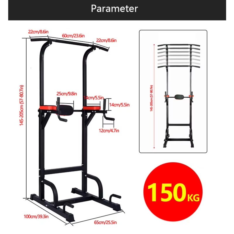 Adjustable Multi-Function Powe - Pull Up Bar Tower reseña y precio