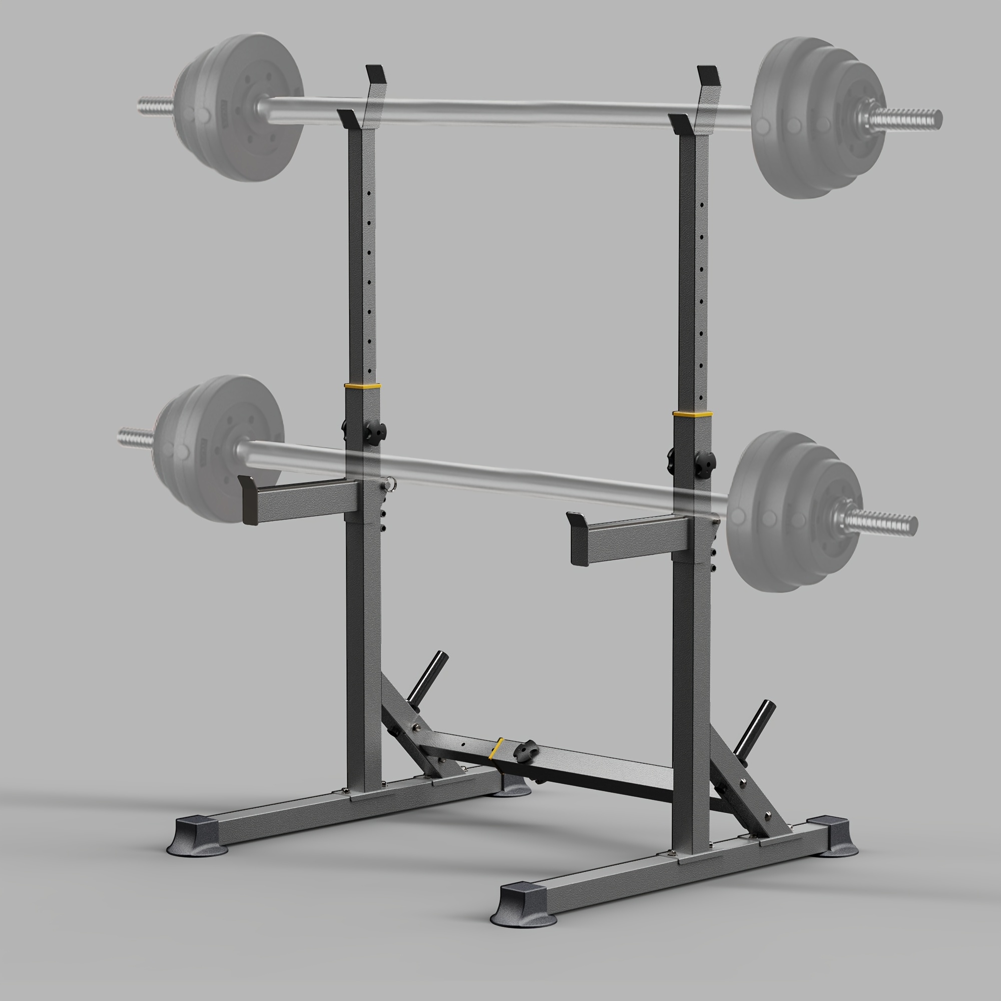 1 Squat Stand With Barbell Wei - Fitness Home Gym Equipment reseña y precio