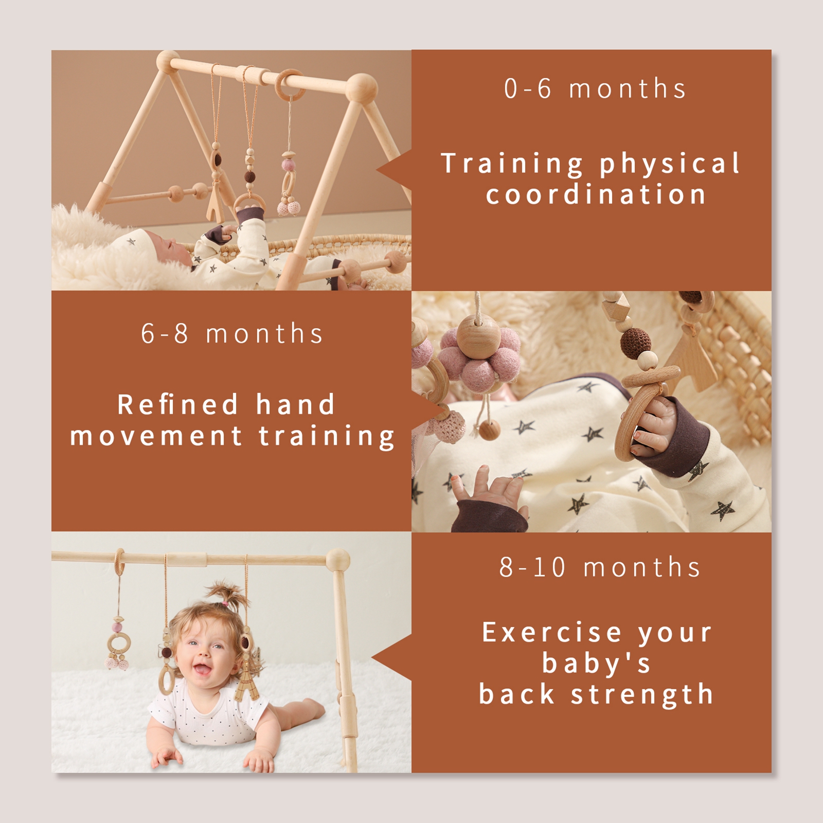 Baby Wooden Toys Play Gym Ordi - Home Gym Decor reseña y precio