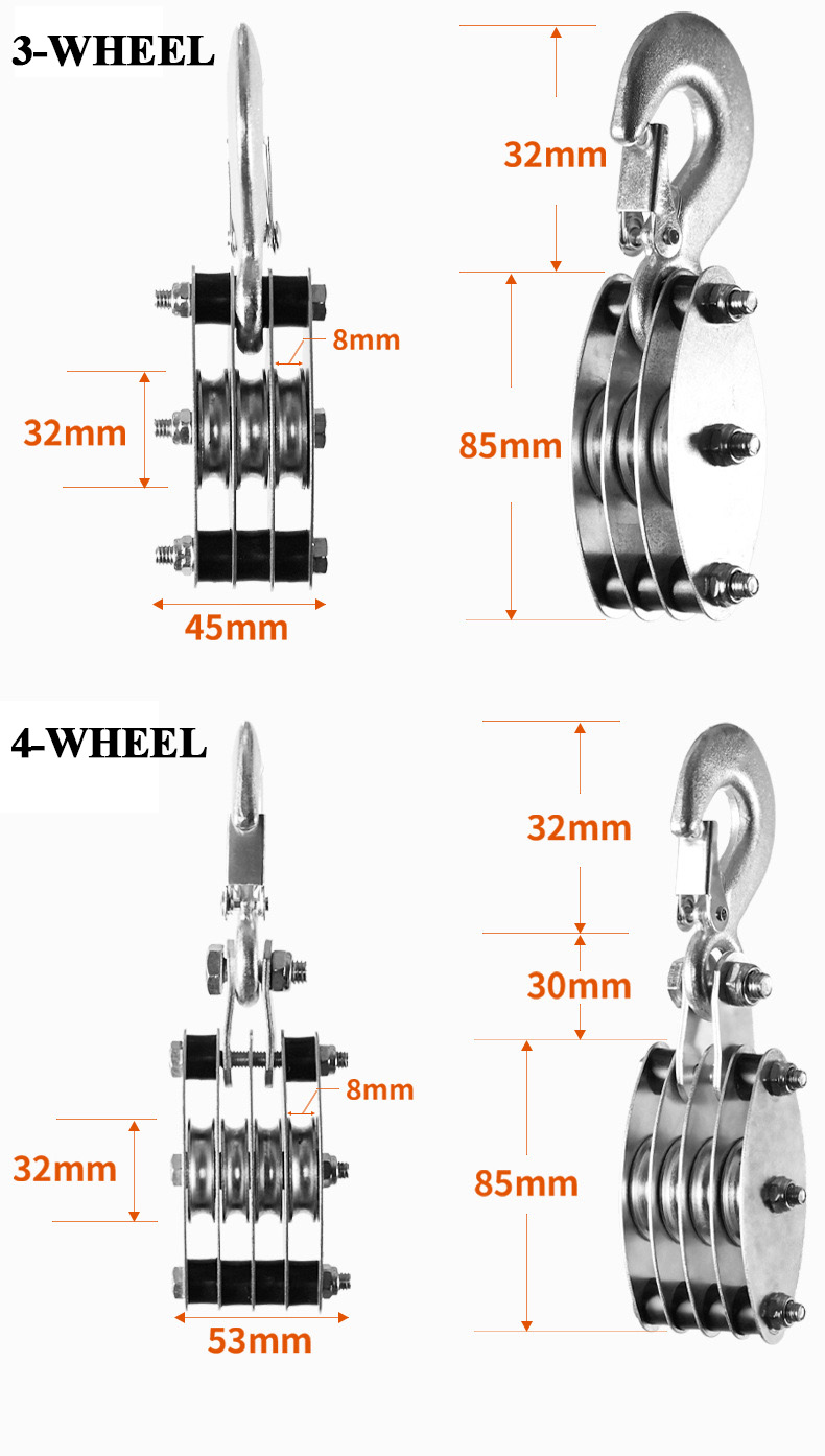 270° Rotatable Rope Pulley Blo - Pull Up Bar Tower reseña y precio
