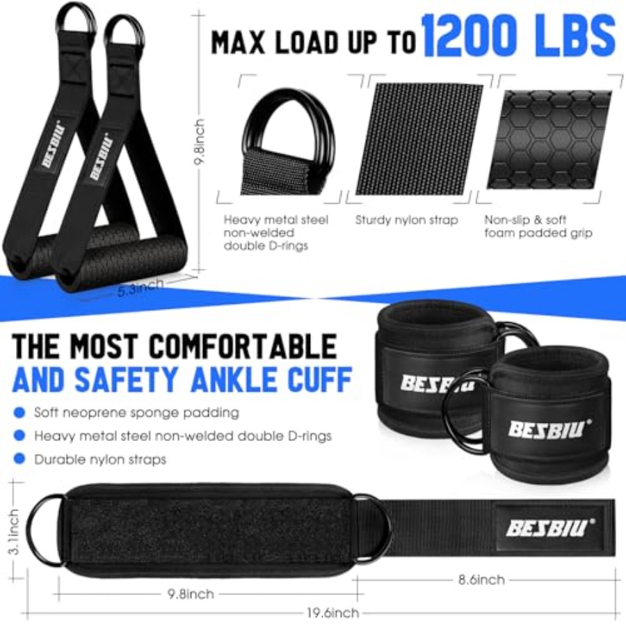 Home gym workout bands for str - Leg Home Gym Workout reseña y precio
